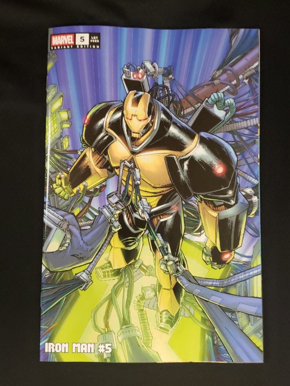 Iron Man #5 Variant Set A-E Magic The Gathering Kevin Glint What If Yu VF NM - Picture 14 of 16